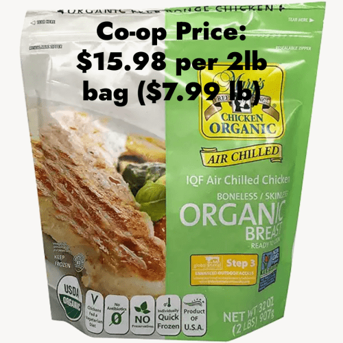 co op price marys organic chicken 1