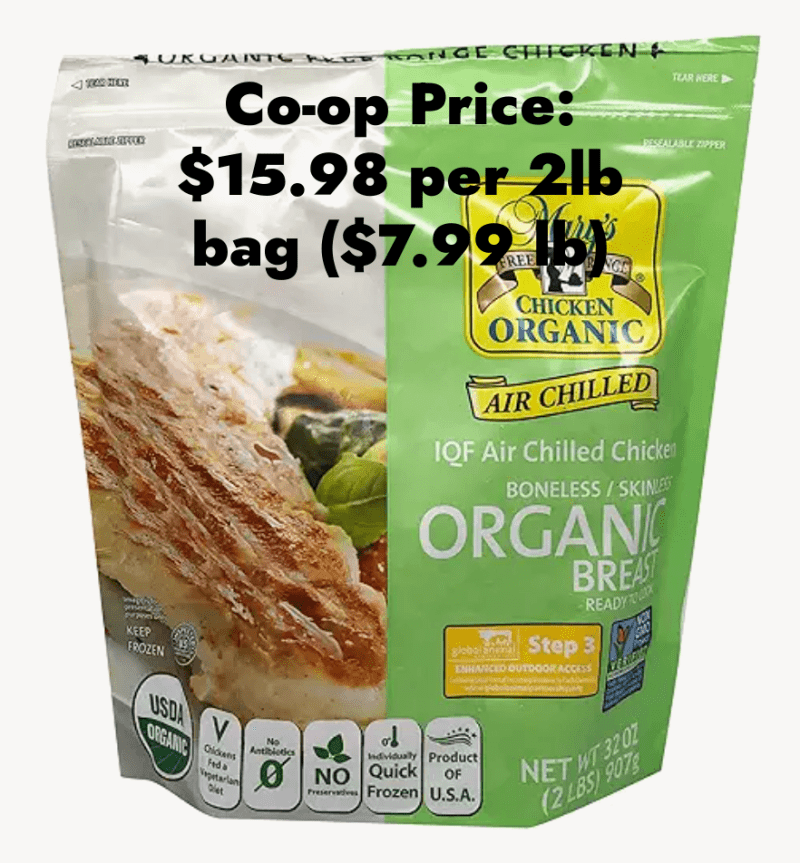 co op price marys organic chicken 1