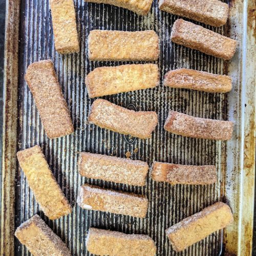 french toast sticks pan view