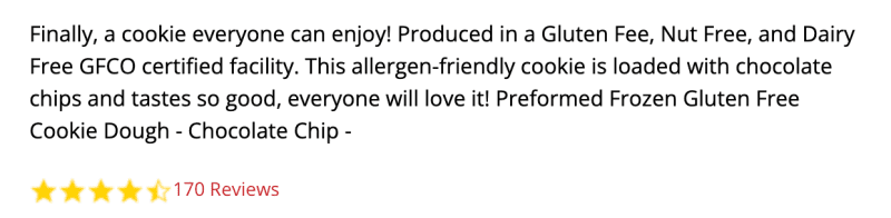 gluten free chocolate chip cookie dough discount bulk purchase davids foodandmeatcoop 679564f6 1c99 4715 8849 e0e20869394c