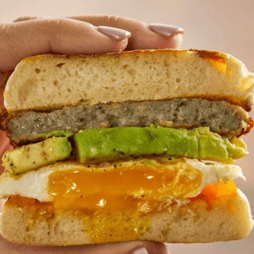 jones chicken sausage breakfast sandwich example