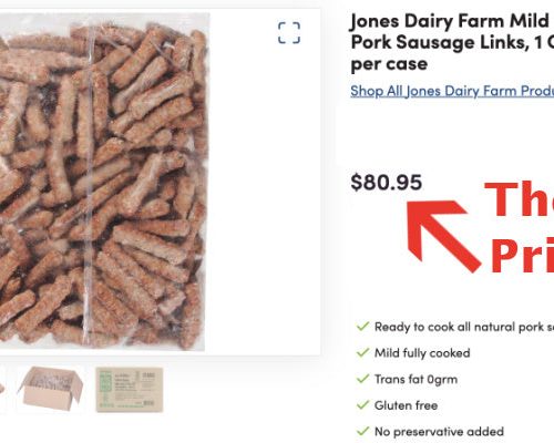 jones dairy sausage links precooked comparison foodandmeatcoop foodservicedirect comparision