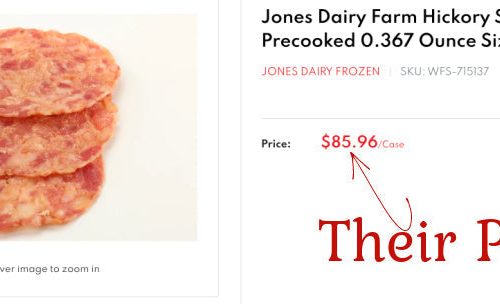 jones diary bacon round price comparison deal food and meat coop