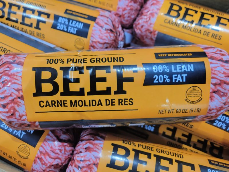 pure ground beef close up foodandmeatcoop