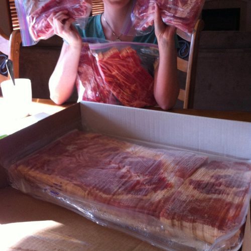 savory butcher bacon 15lb fresh