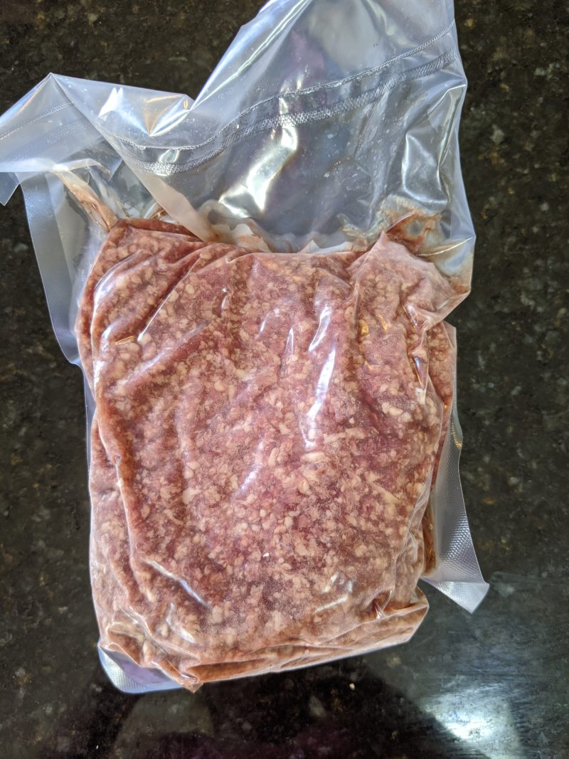 single ground sirloin