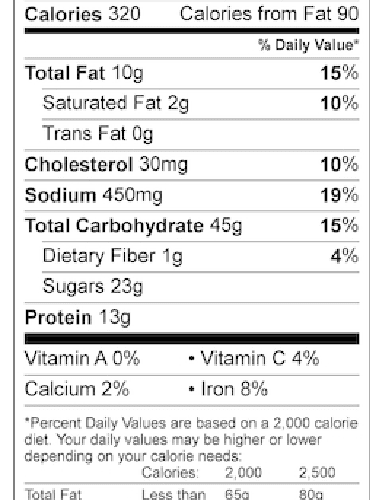 sweet sour pork kit nutrition foodandmeatcoop