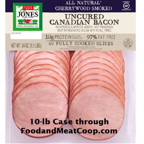 uncured canadian bacon cherrywood bulk foodmeatcoop