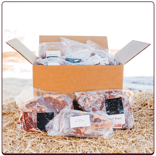 PRICE DROP: 20 lbs. Local Grassfed/Finished Mixed Cuts Beef Box, Golden Hour Farm